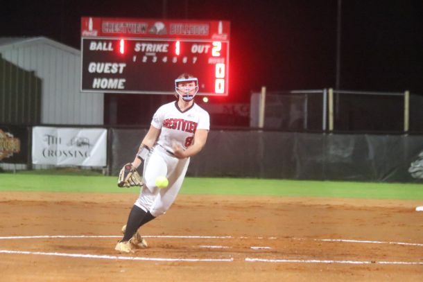 Julian Forrest was the winning pitcher for Crestview against Pine Forest on Thursday. The freshman lefty worked four innings of shutout ball.