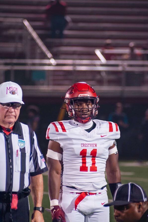 Crestview high school football player, Julian Rover, will play at William Penn University next fall.