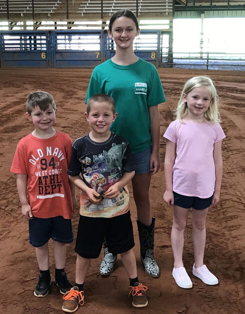 Some of the participants in the 2020 Okaloosa County 4-H Day event are pictured.