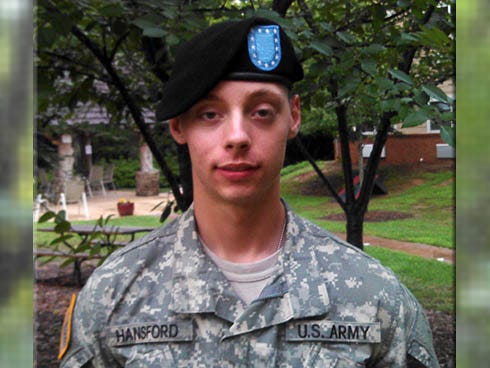 Army Pvt. Tyler Hansford, who always wanted to be in the army, graduated from basic infantry training at Fort Benning, Columbus, Ga. on Aug. 22.
