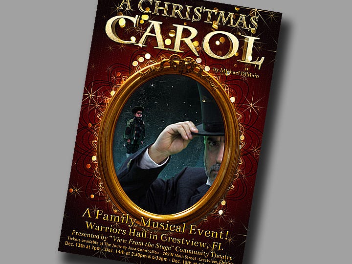 View From the Stage, Crestview's community theatre troupe, seeks corporate or individual sponsorships to produce its December musical, "A Christmas Carol."