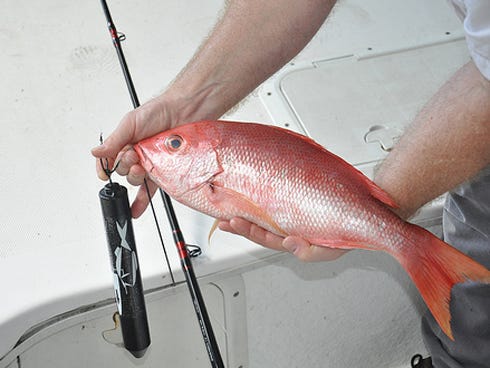 Example of a dehooking device.