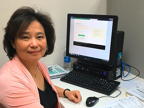 Emily Hsiang is among those providing free assistance with the IRS Volunteer Income Tax Assistance program, which includes a Crestview site.