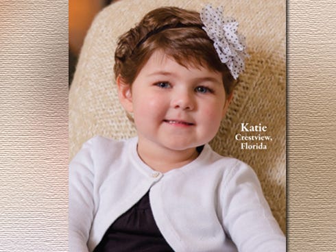 Katie Mitchell, 4, of Crestview, will spend the holidays at home this year thanks to Northwest Florida blood donations.