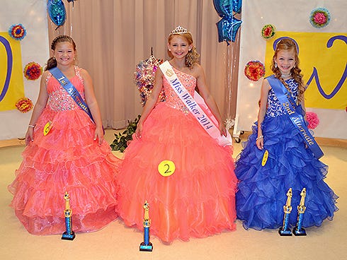 Walker Elementary School's annual beauty pageant winners are as follows, in no particular order: Miss Walker, Meryha Cahill; 1st Alternate, Kaylah Sears; and 2nd Alternate and Photogenic, Caitlyn Dill.