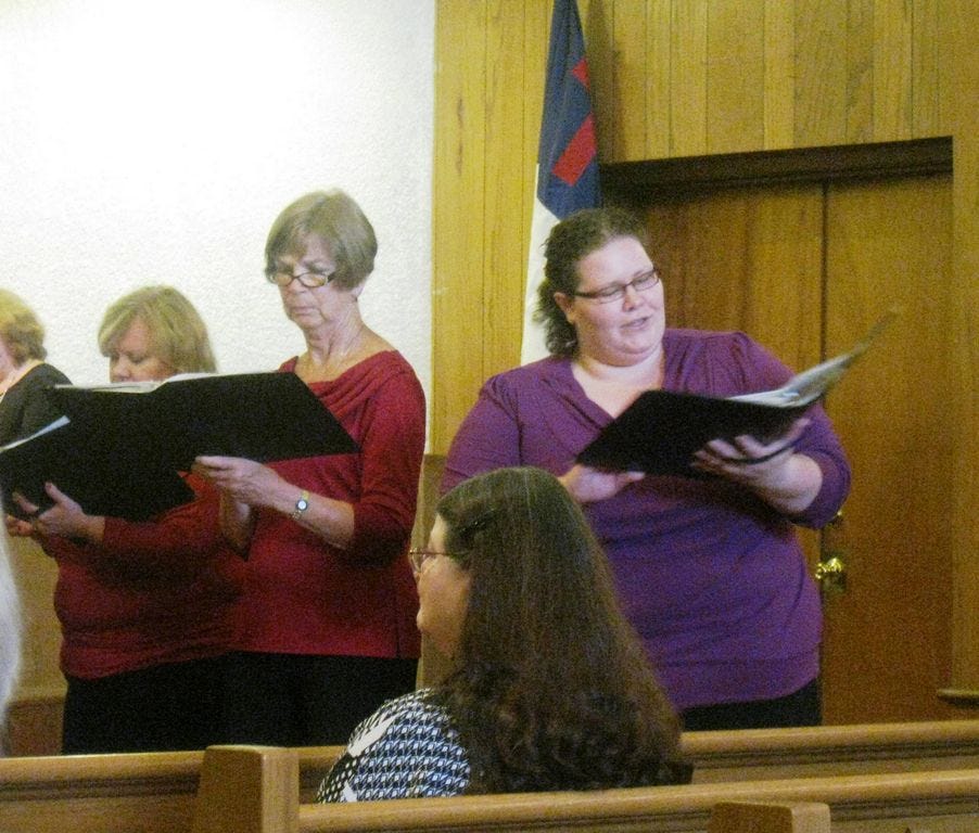 Laura Hernandez's solos enhanced several numbers during Schola Cantorum's May 12 Crestview concert.