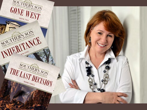 Victoria Wilcox, author of "Southern Son: The Saga of Doc Holliday," brings her country-wide book tour next month to the Crestview Public Library.