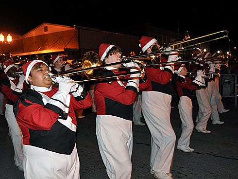 It was 50 degrees Fahrenheit during tonight's Main Street Crestview Christmas Parade, which snaked down Main Street from 5:30-7:30 p.m.