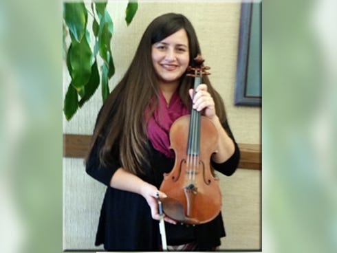 Violinist Ingrid Roberts of Crestview performed at the Church of Jesus Christ of Latter-day Saints Women's Conference Feb. 27 in Fort Walton Beach.