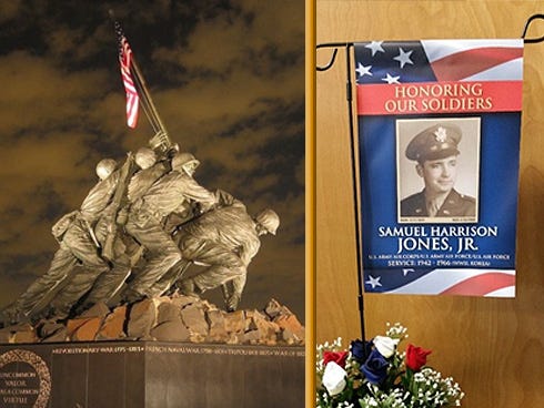 Banners honoring Northwest Florida veterans will be displayed during a World War II 70th anniversary commemoration next month on Eglin Air Force Base.