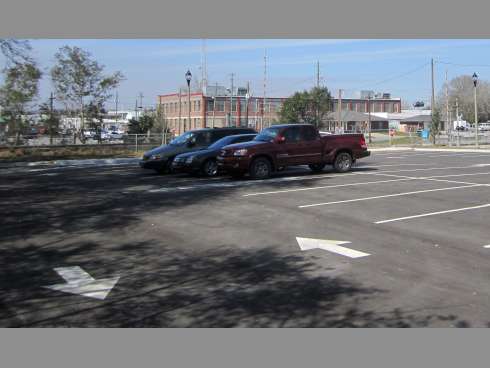 A new parking lot on Wilson Street is close to Florida A&M’s pharmacy school, center, City Hall, Sharing and Caring, downtown businesses and Okaloosa County Elder Services.