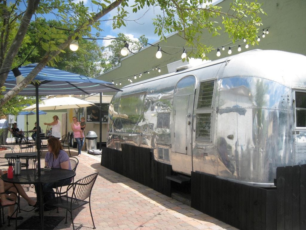 Tony and Manolo's owners, Lindsey and Jesus Blanco, have been polishing a vintage Airstream trailer that will become Main Street's newest eatery. The couple aims for a late-September or early October opening for their Cuban food eatery.