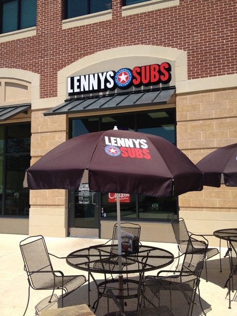 All Lenny's Grill and Subs restaurants are giving customers 25 percent off their sandwich orders on Nov. 3, National Sandwich Day.