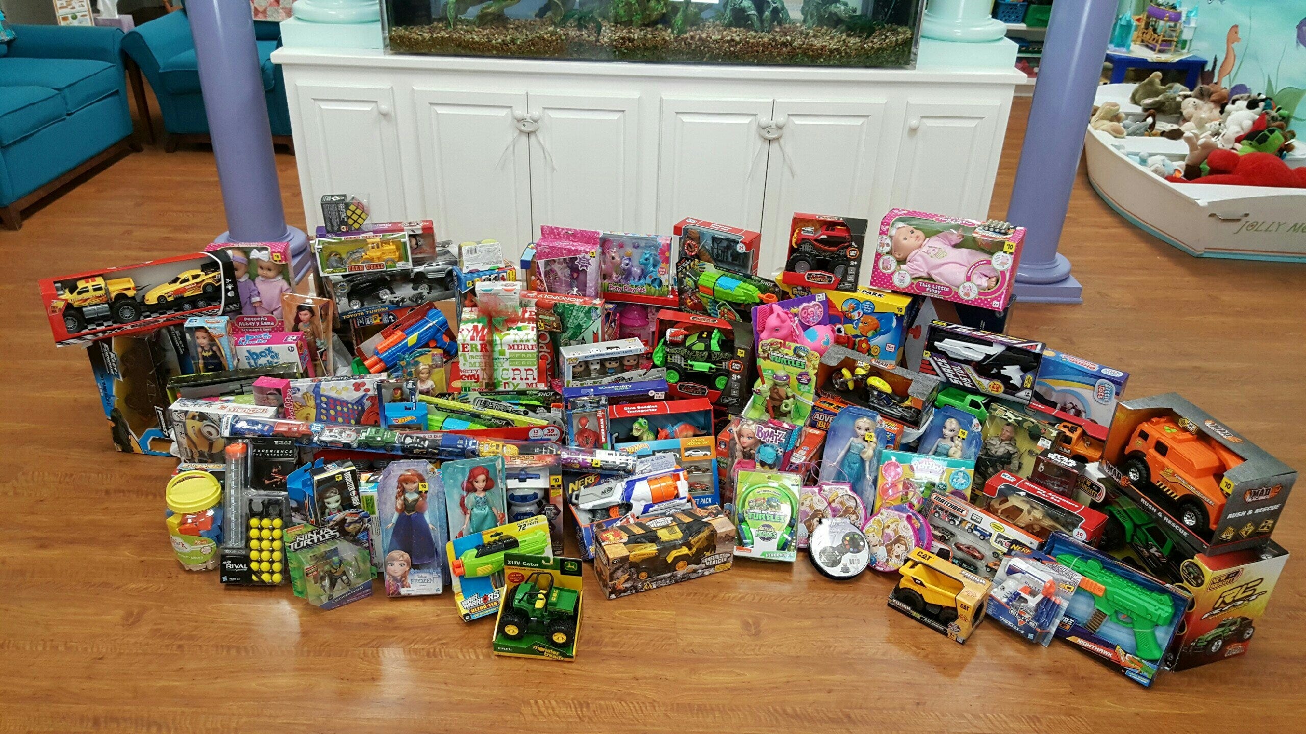 These are the toys the Santa Rosa Kids' House received so far for its angel tree program. (Special to the Press Gazette)
