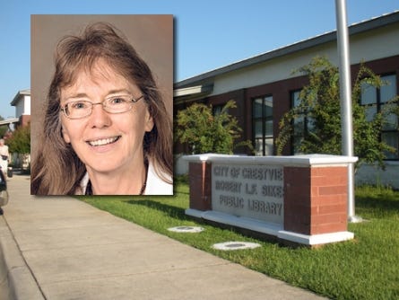 Sandra Dreaden is the Crestview Public Library reference librarian. (Gulf Reflections Studio Inc. | Special to the News Bulletin)