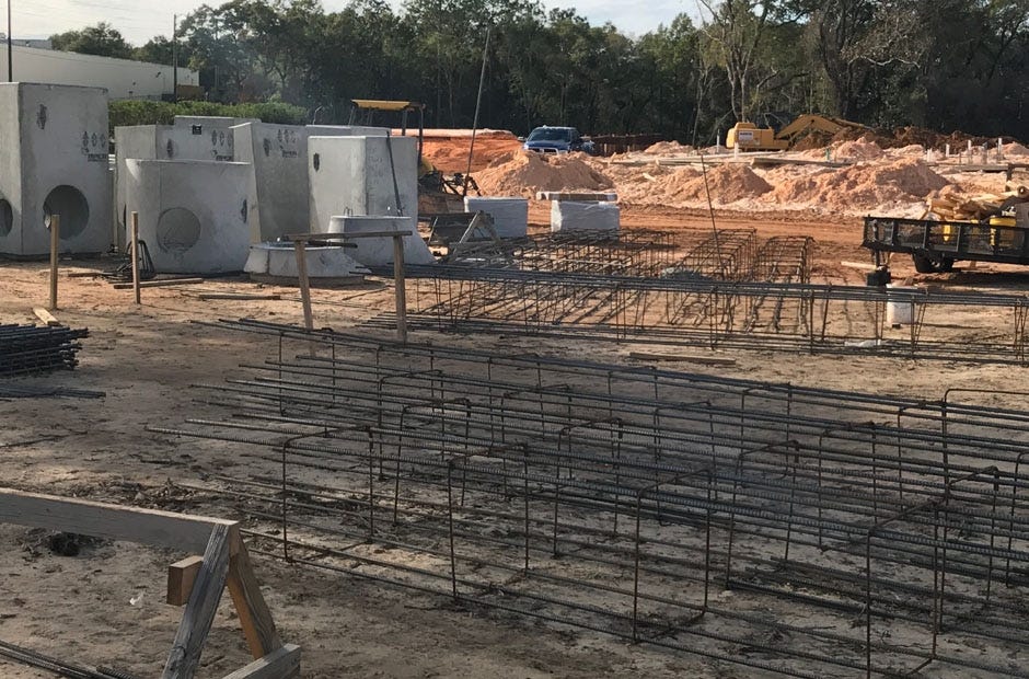 Construction on Crestview Crossing has begun. The shopping center will be the site of numerous retail and restaurant locations. MARK JUDSON | News Bulletin