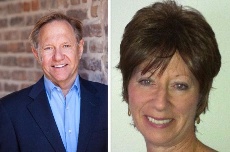 Pensacola businessman and philanthropist Quint Studer, left and Brenda Smith, Community Redevelopment Agency director, right. File photos