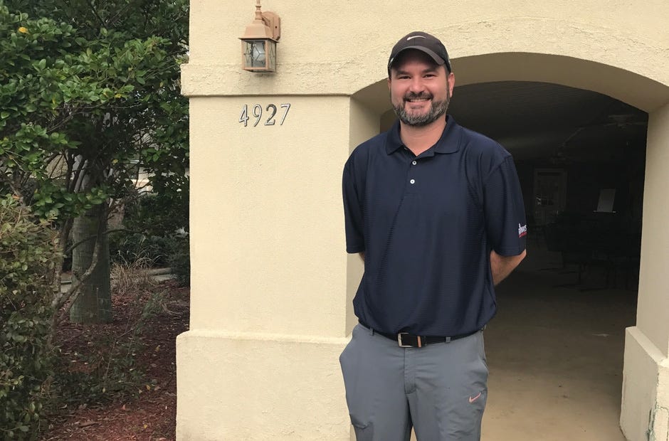 Brandon Martin, a Crestview High graduate, brought his professional golf skills back to Foxwood Country Club after choosing family over bigger paychecks. MARK JUDSON | News Bulletin