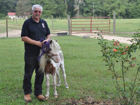 Safe Haven Horse Rescue Center director Jim Bryan — seen holding Pegasus, a pony — and the Laurel Hill Volunteer Fire Department will present "A Day in the Country Life" Fall Festival on Saturday, Oct. 12 at Gene Clary Park.