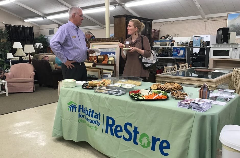 The Crestview Area Chamber of Commerce held an after hours event to benefit the Habitat for Humanity ReStore Thursday night. MARK JUDSON | News Bulletin