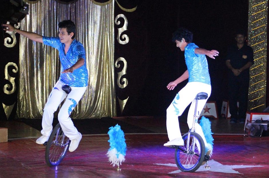 Fantazia Circus of Brazil will feature unicycle stunts, a dog act and acrobats during a family-friendly show in Crestview. Special to the News Bulletin