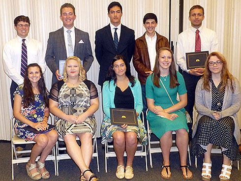 Early Morning Seminary graduates include Lori Lee Allen, Tamara Madden, Natalie Harris and Jacob Orse, Fort Walton Beach Wards; Chapman Tew, Crestview Ward; Tatiana Hancock, Aaron Peart and Matthew Simpson, Niceville Wards; and Stetson Cole Miller and Thomas Smartt, Sandestin Ward.