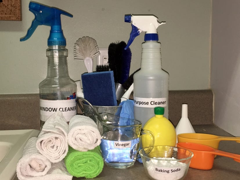 Homemade cleaning products have gained in popularity because of their low cost and people's preference for knowing these solutions' ingredients. Special to the News Bulletin
