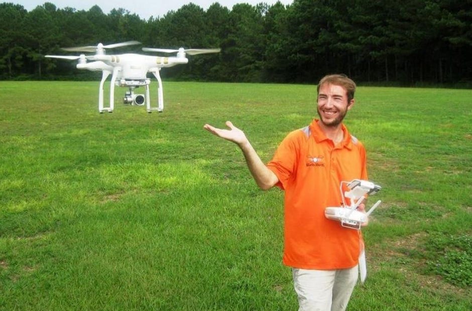 Mario Werth is an experienced pilot who got into the commercial drone business several years ago. [FILE PHOTO]