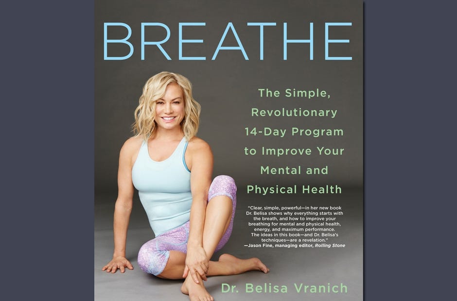 Dr. Belisa Vranich's book explains how retraining your breathing can improve your health. It is available at the Crestview Public Library. [Special to the News Bulletin]