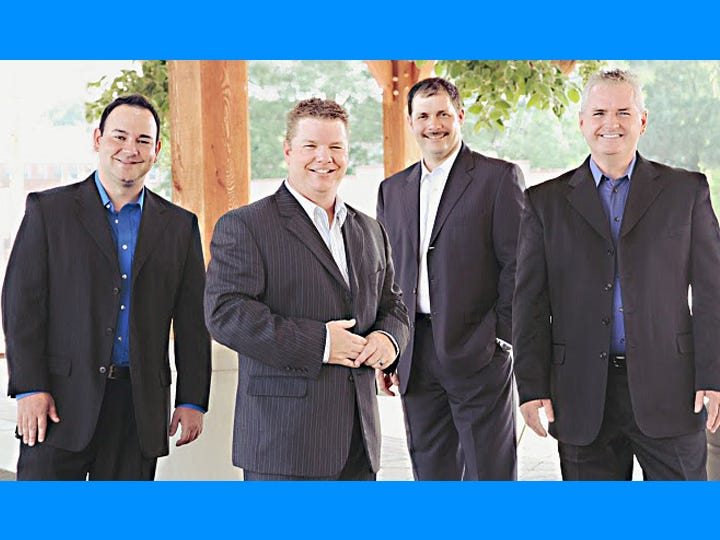 The Down East Boys, a North Carolina-based gospel music quartet, will perform a Jan. 11 concert at Central Baptist Church in Crestview. Pictured, from left, are singers Stuart Cary, Daryl Paschal, Ricky Carden and Tony Jarman.