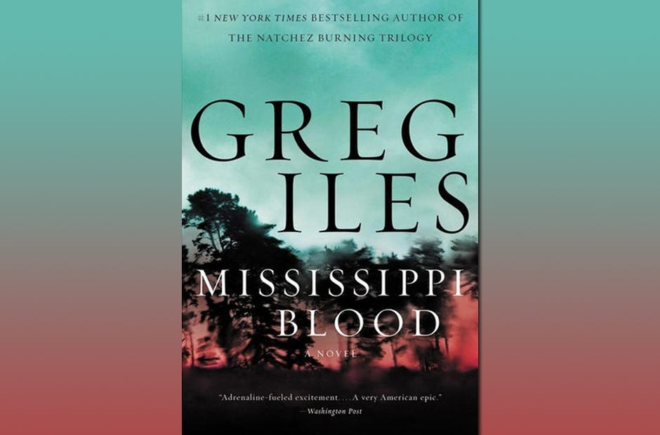The book, "Mississippi Blood," by Greg Iles, will soon be available for check-out at the Crestview Public Library. [Special to the News Bulletin]