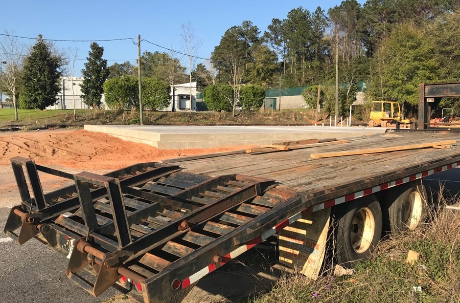 The former site of La Esperanza has been demolished and is being rebuilt for Mr. Mattress, which will relocate from its current location near Walmart. [MARK JUDSON/NEWS BULLETIN]