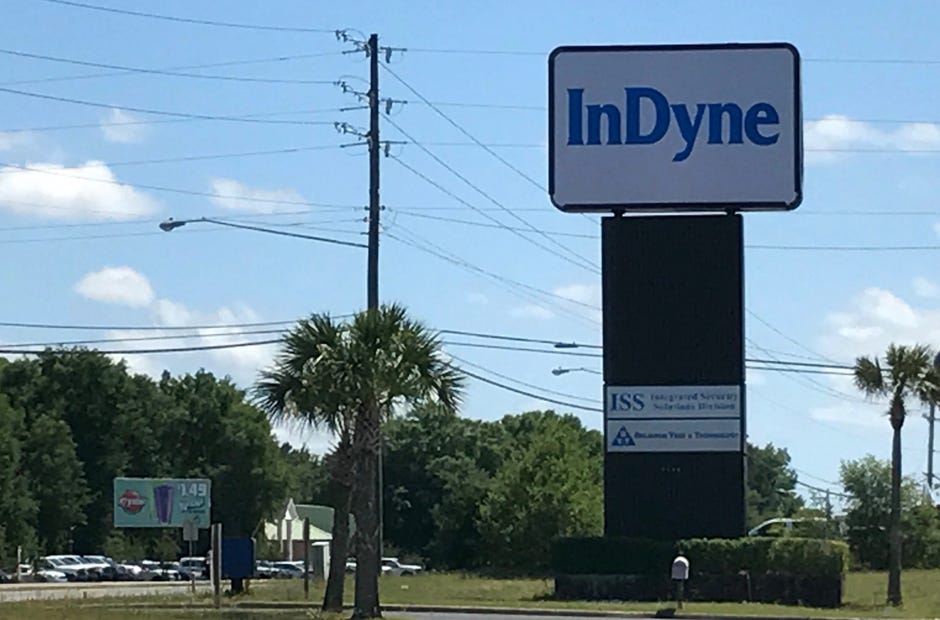 An InDyne sign was unveiled recently facing South Ferdon Boulevard. [MARK JUDSON/NWS BULLETIN]