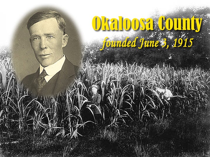 Until Laurel Hill resident and state Rep. William Mapoles's (inset) efforts created Okaloosa County in 1915, residents in rural western Walton and eastern Santa Rosa counties, such as these 1910s sugar cane farmers, felt disenfranchised due to the 70-mile distance between the two county seats and poor transportation infrastructure.