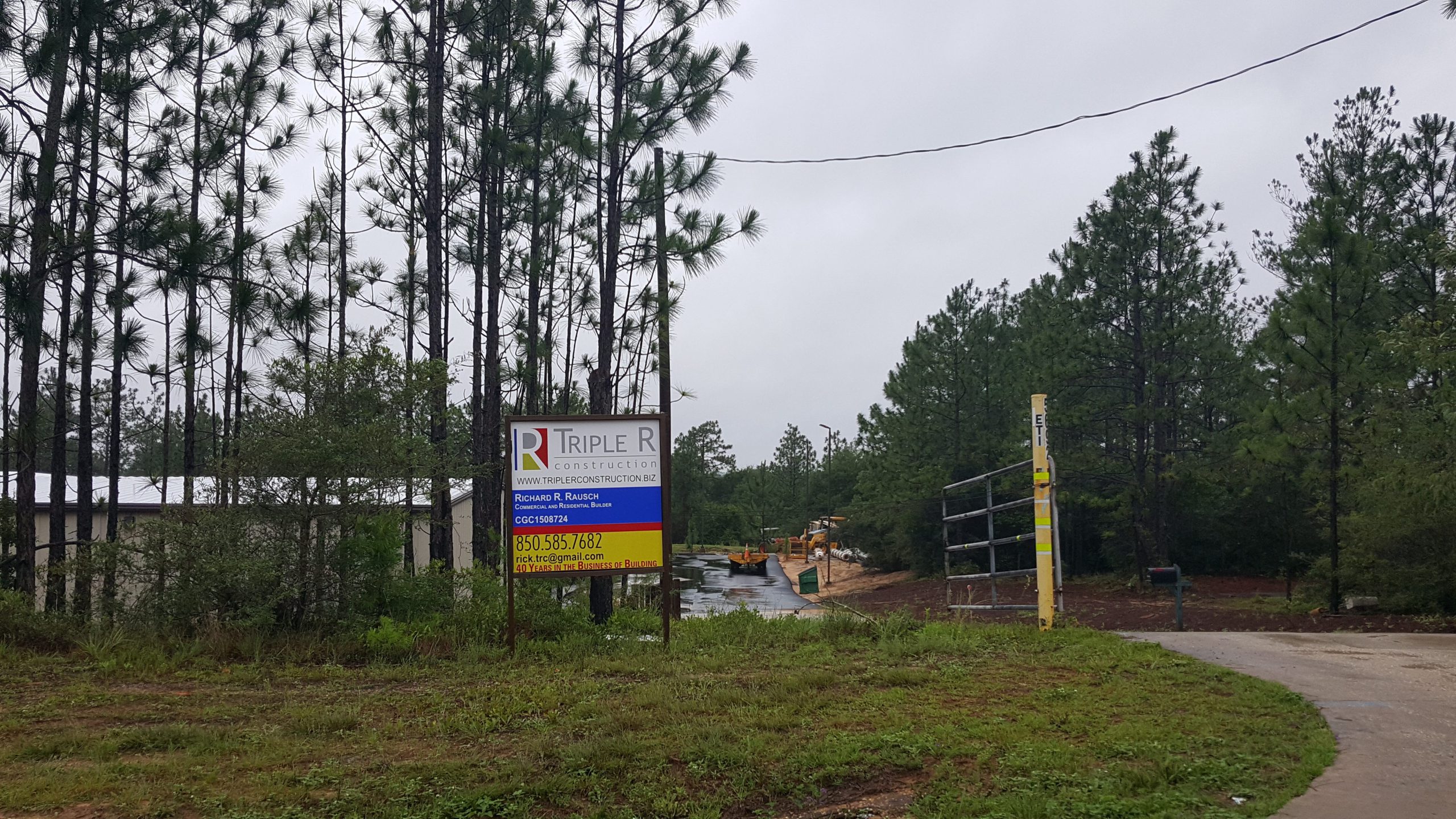 Triple R Construction is building a classroom and warehouse facility for Munitions Technology on John Givens Road in Crestview. [ALICIA ADAMS | News Bulletin]