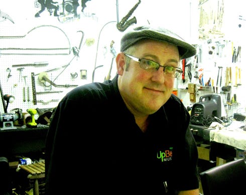 UpBeat Music repair manager Lee Emerson is organizing the North Okaloosa Community Band, with the goal of a Fourth of July concert during Crestview's centennial celebration.