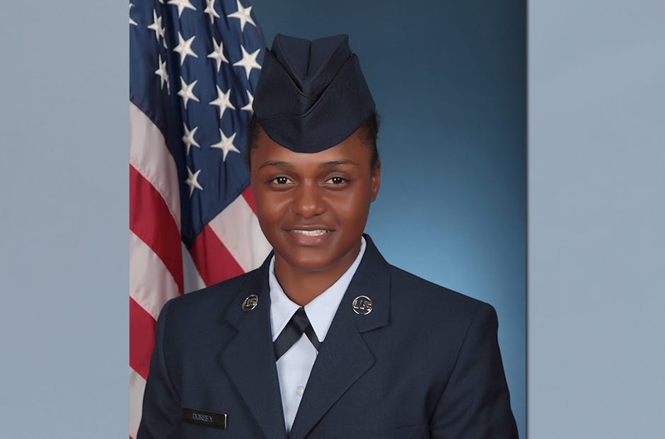 U.S. Air Force Airman 1st Class Ciera Dorsey recently completed eight weeks of basic training in San Antonio, Texas. [Special to the News Bulletin]