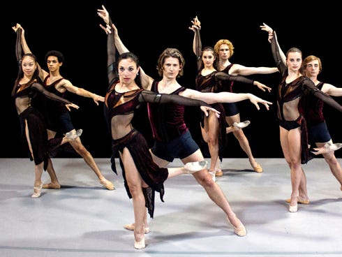 Northwest Florida Ballet company members Ayaka Okubo and Timothy Knoll, Katia Garza and Billy Blanken, Catherine Grimley and J. Ryan Carroll, Sabrina Lobner and Jason Bailey will perform during The New Works Project.