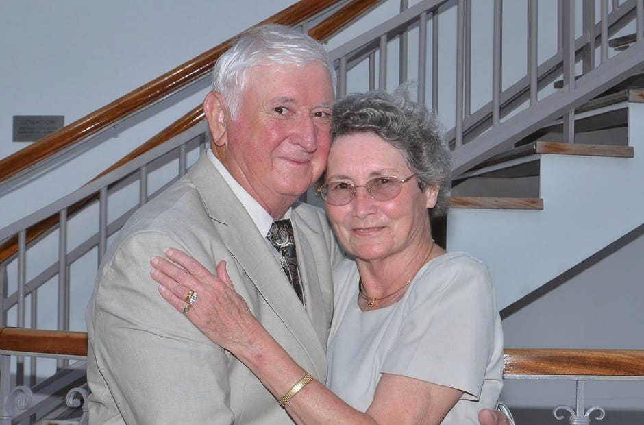 Wayne and Jo Ann McClellan, who are celebrating their 50th anniversary, owned Panhandle Pampas Nursery for over 20 years. [Special to the News Bulletin]