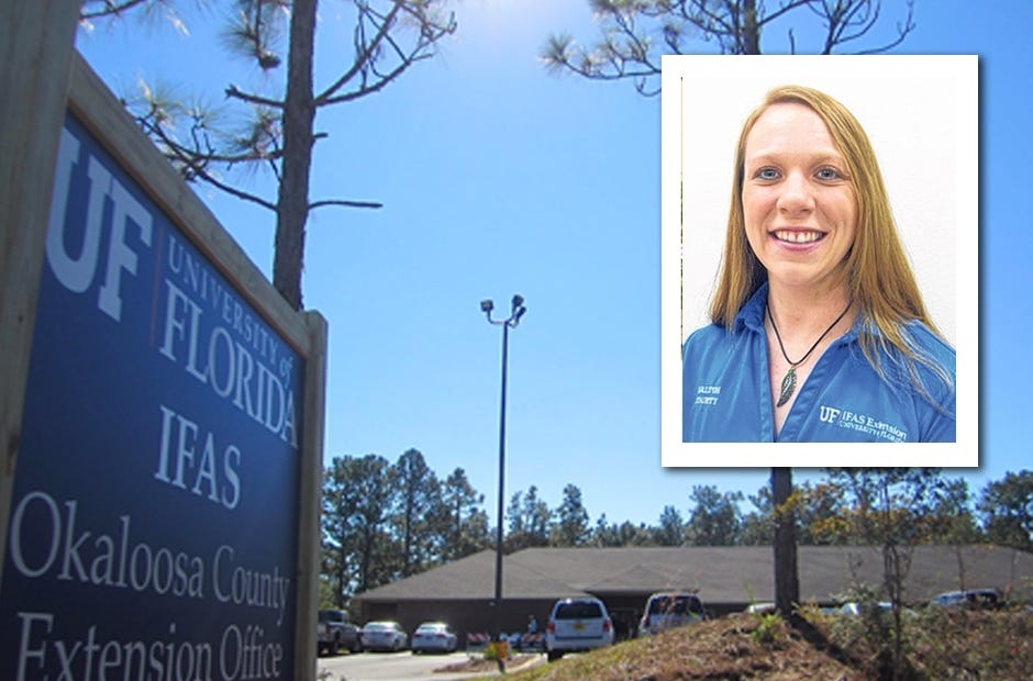 Jill Breslawksi is an agent at the University of Florida's Institute of Food and Agricultural Sciences Extension office in Crestview.