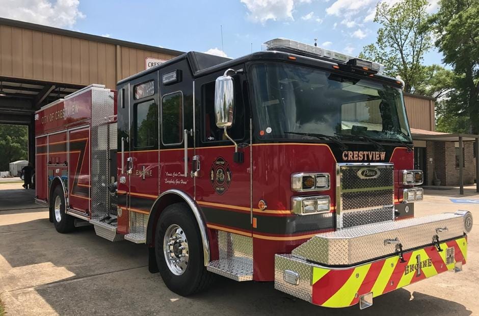 The Crestview Fire Department's safety day includes car seats, free food and an inflatable display where kids can learn more about fire safety. [File Photo | News Bulletin]