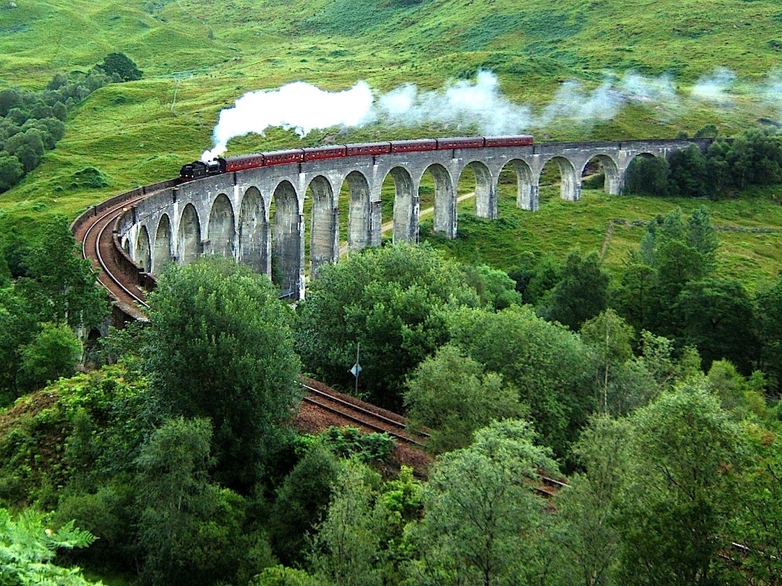 If the engineering marvel that is the stone Glennfinnan Viaduct looks familiar, it’s because Harry Potter’s “Hogwarts Express” chugged over it in four of the films. It’s featured on Northwest Florida State College’s “On the Celtic Fringe” tour of Scotland and Ireland. [Courtesy of Dr. David Simmons, Northwest Florida State College]