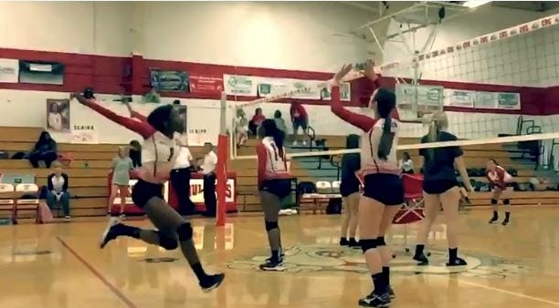 Dominique Thompson of Crestview High School has been playing volleyball for seven years and was recently chosen to be a part of the Subway High School All-Star Volleyball team. [Special to the News Bulletin]