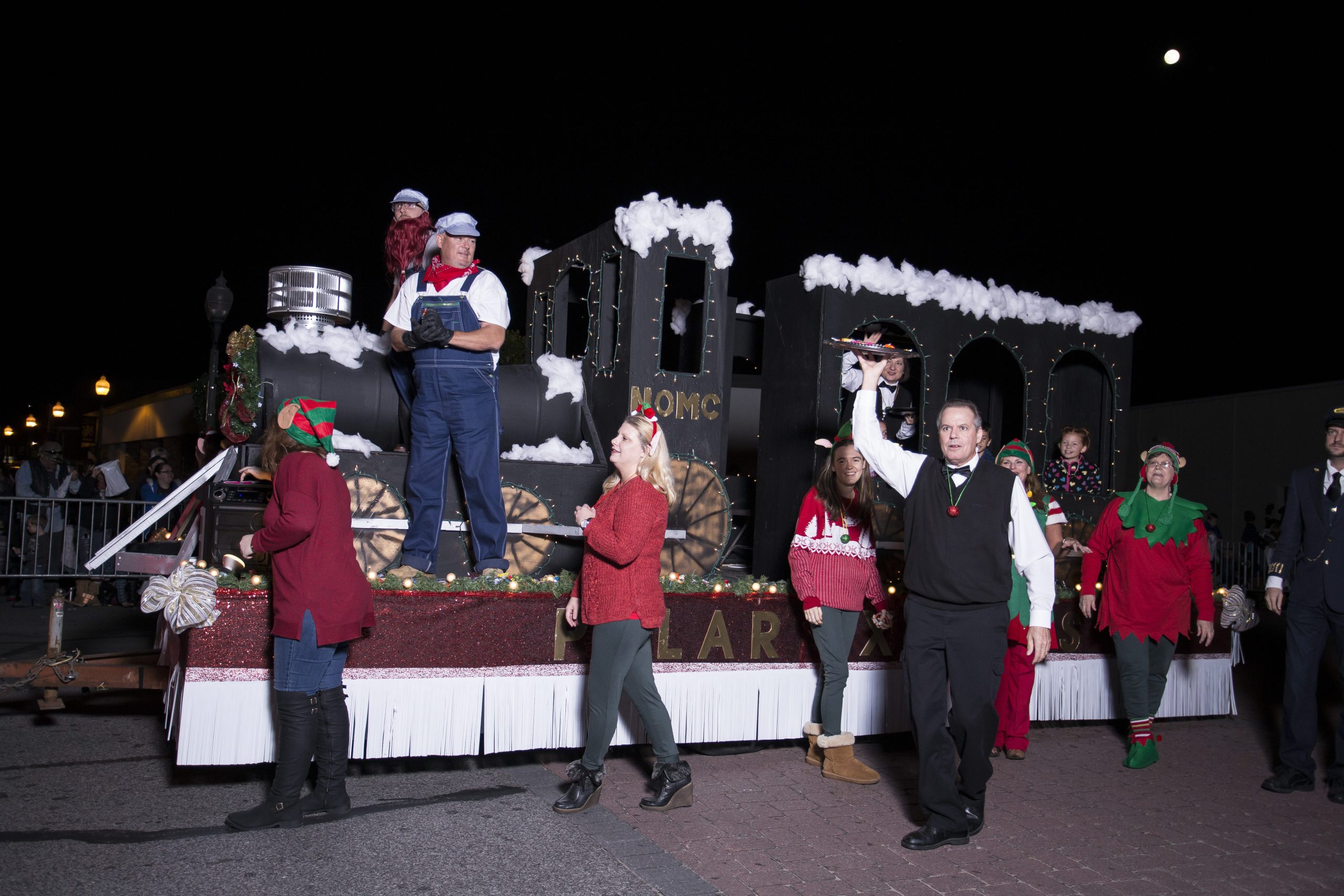 North Okaloosa Medical Center staffers ride “The Polar Express” [Main Street Crestview | Special to the News Bulletin]