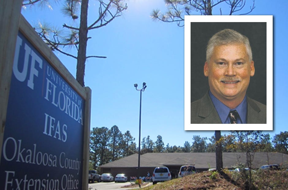 Larry Williams is an agent at the University of Florida's Institute of Food and Agricultural Sciences Extension office in Crestview. [Inset Special to the News Bulletin]