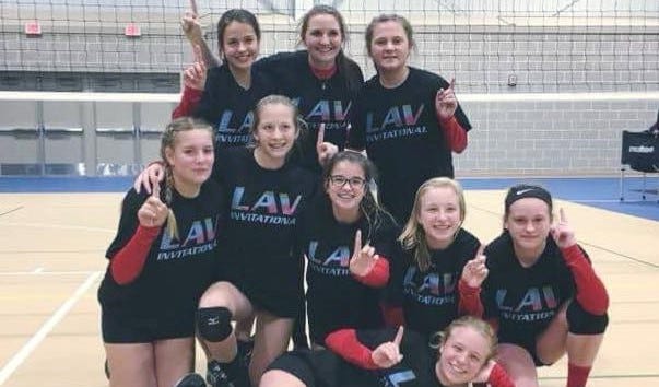 The Club Challengers 13u volleyball team is pictured with their coach. Back row, from left: Addie Brooks, Coach Kahley Teal-Wibben and Emma Mason. Middle row, from left: Kadence Gray, Taylor Ashlock, Kiara Soler, Reagan Bowles and Savana McCormick. Front row: Riley Bowles. [SPECIAL TO THE NEWS BULLETIN]