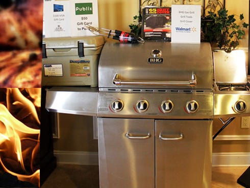 Raffle tickets for this $850 gas grill package benefit the non-profit Crestview Area Chamber of Commerce and its public and business programs.
