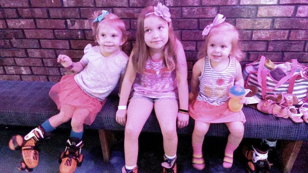 Madi Baxley — joined by her sisters Ally, 8, and Lilly, 2 — has Turner syndrome. An Oct. 3 family fun day will raise money for her medical treatments.