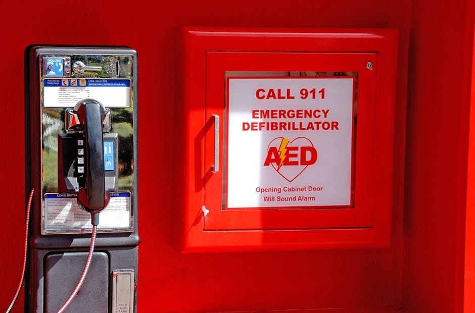 The Crestview Fire Department's pediatric cardiopulmonary resuscitation class will include automated external defibrillator training. [PIXABAY.COM]