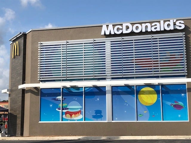 The site will include a space-themed "PlayPlace," the first of its kind, according to Costa Enterprises. [SPECIAL TO THE NEWS BULLETIN]